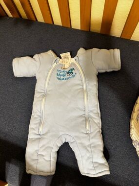 Magic Sleepsuit Light Blue Baby One-Piece Footie